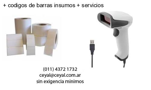   codigos de barras insumos   servicios