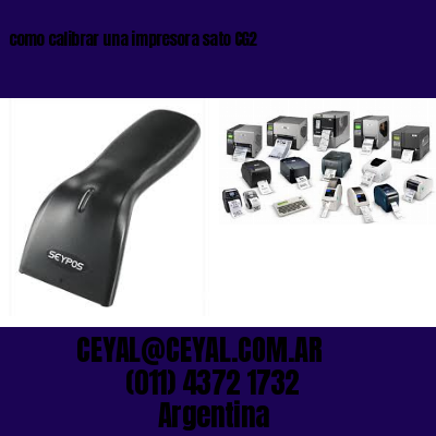como calibrar una impresora sato CG2