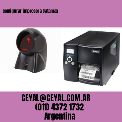 configurar impresora Datamax