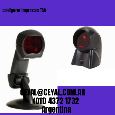 configurar impresora TSC