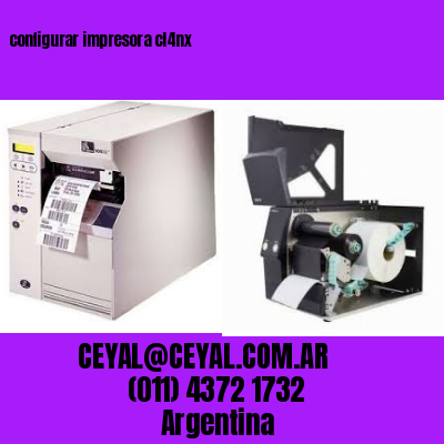 configurar impresora cl4nx