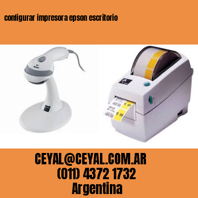 configurar impresora epson escritorio