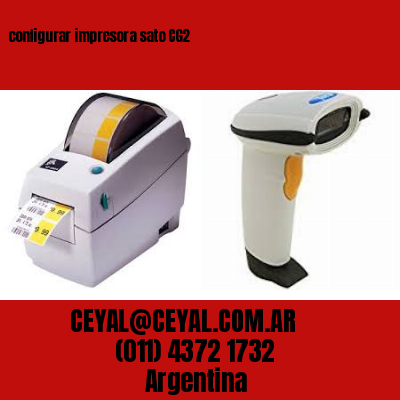 configurar impresora sato CG2
