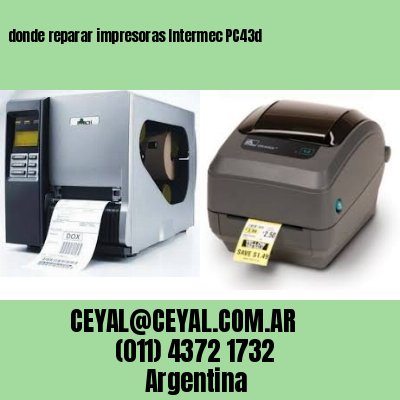 donde reparar impresoras Intermec PC43d