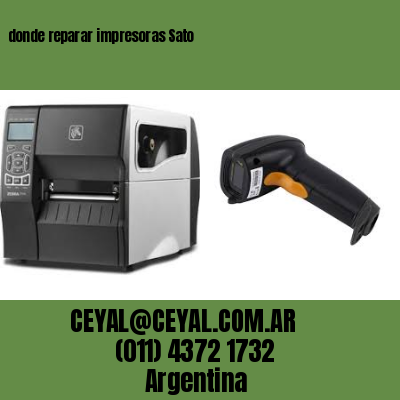 donde reparar impresoras Sato