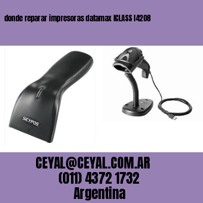 donde reparar impresoras datamax ICLASS I4208