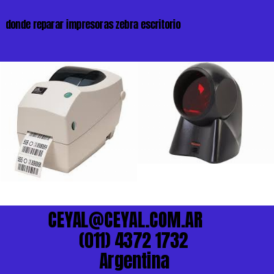donde reparar impresoras zebra escritorio