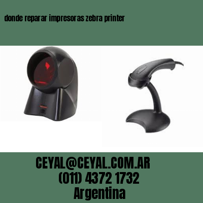 donde reparar impresoras zebra printer