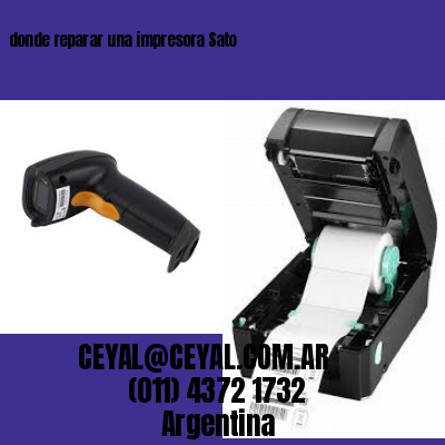 donde reparar una impresora Sato