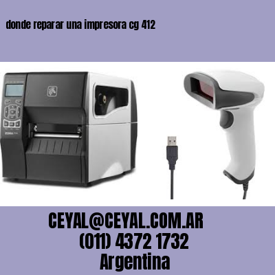 donde reparar una impresora cg 412