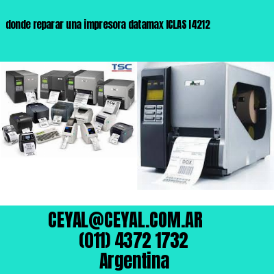 donde reparar una impresora datamax ICLAS I4212