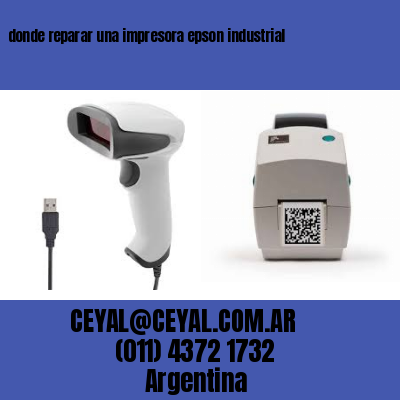 donde reparar una impresora epson industrial