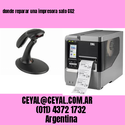 donde reparar una impresora sato CG2