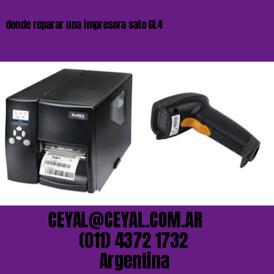 donde reparar una impresora sato GL4