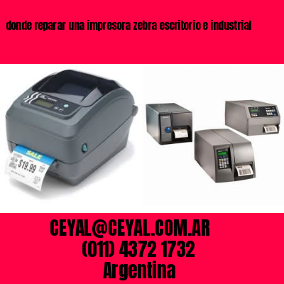 donde reparar una impresora zebra escritorio e industrial