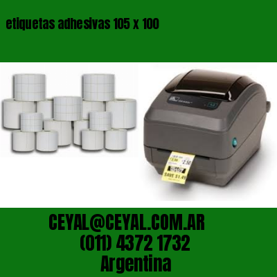 etiquetas adhesivas 105 x 100