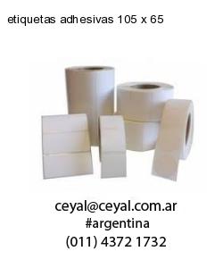 etiquetas adhesivas 105 x 65