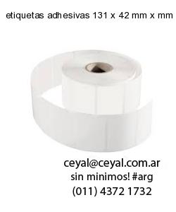 etiquetas adhesivas 131 x 42 mm x mm