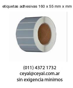 etiquetas adhesivas 160 x 55 mm x mm