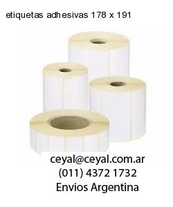 etiquetas adhesivas 178 x 191