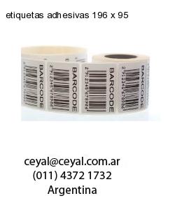 etiquetas adhesivas 196 x 95