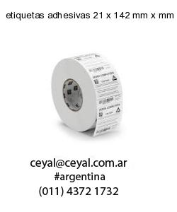 etiquetas adhesivas 21 x 142 mm x mm