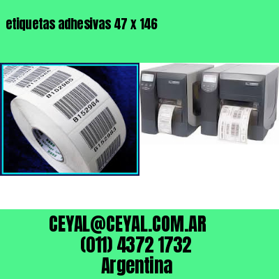 etiquetas adhesivas 47 x 146