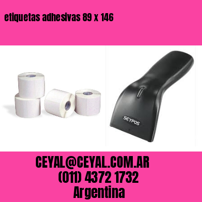 etiquetas adhesivas 89 x 146