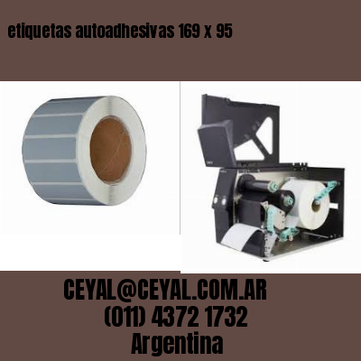 etiquetas autoadhesivas 169 x 95