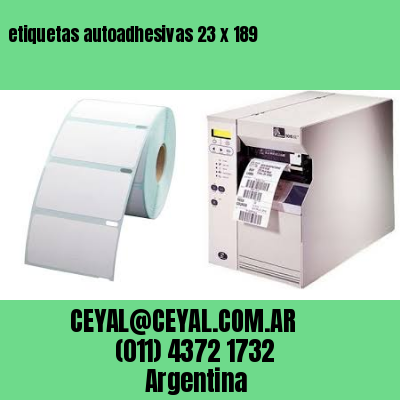 etiquetas autoadhesivas 23 x 189