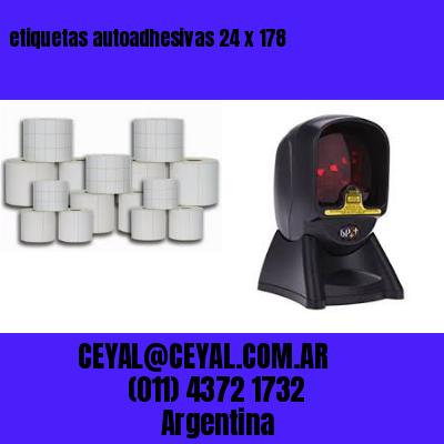 etiquetas autoadhesivas 24 x 178