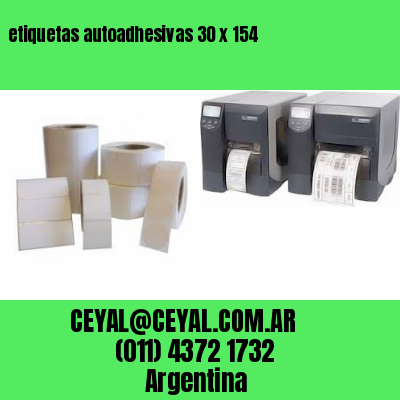 etiquetas autoadhesivas 30 x 154