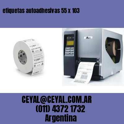 etiquetas autoadhesivas 55 x 103