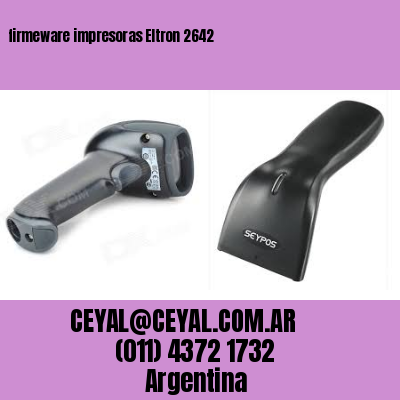firmeware impresoras Eltron 2642
