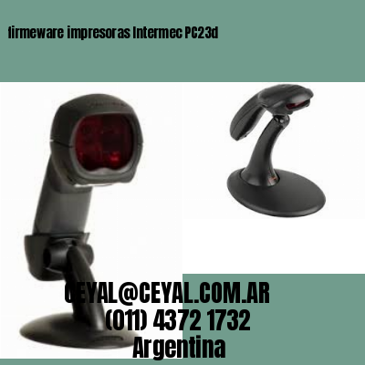 firmeware impresoras Intermec PC23d
