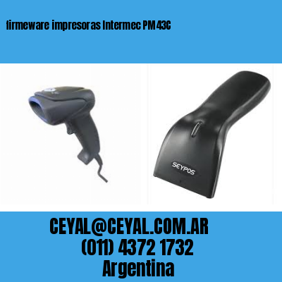 firmeware impresoras Intermec PM43C
