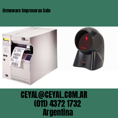 firmeware impresoras Sato
