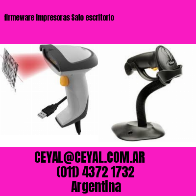 firmeware impresoras Sato escritorio