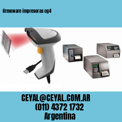 firmeware impresoras cg4
