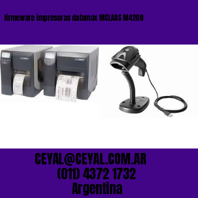 firmeware impresoras datamax MCLAAS M4208