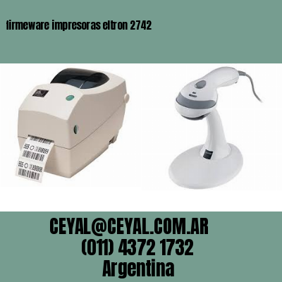 firmeware impresoras eltron 2742