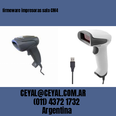 firmeware impresoras sato CM4