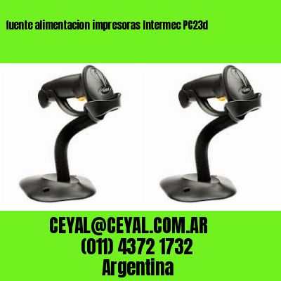 fuente alimentacion impresoras Intermec PC23d