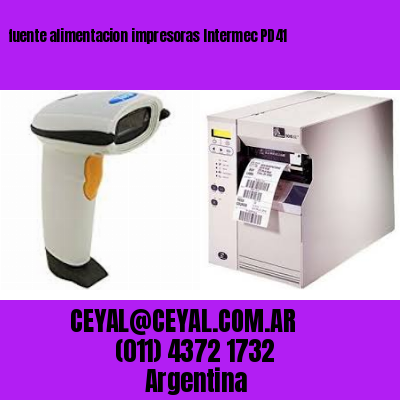 fuente alimentacion impresoras Intermec PD41