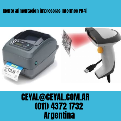 fuente alimentacion impresoras Intermec PD4i