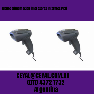 fuente alimentacion impresoras Intermec PF2i