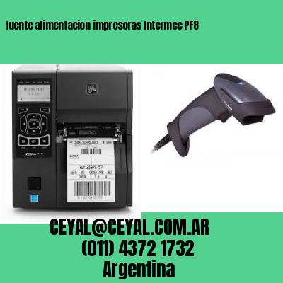 fuente alimentacion impresoras Intermec PF8