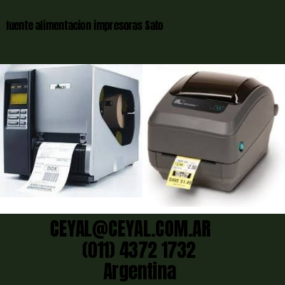 fuente alimentacion impresoras Sato