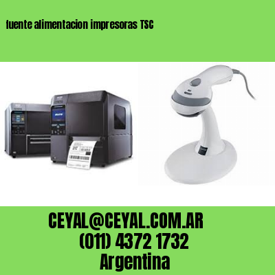 fuente alimentacion impresoras TSC