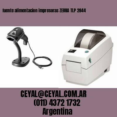 fuente alimentacion impresoras ZEBRA TLP 2844